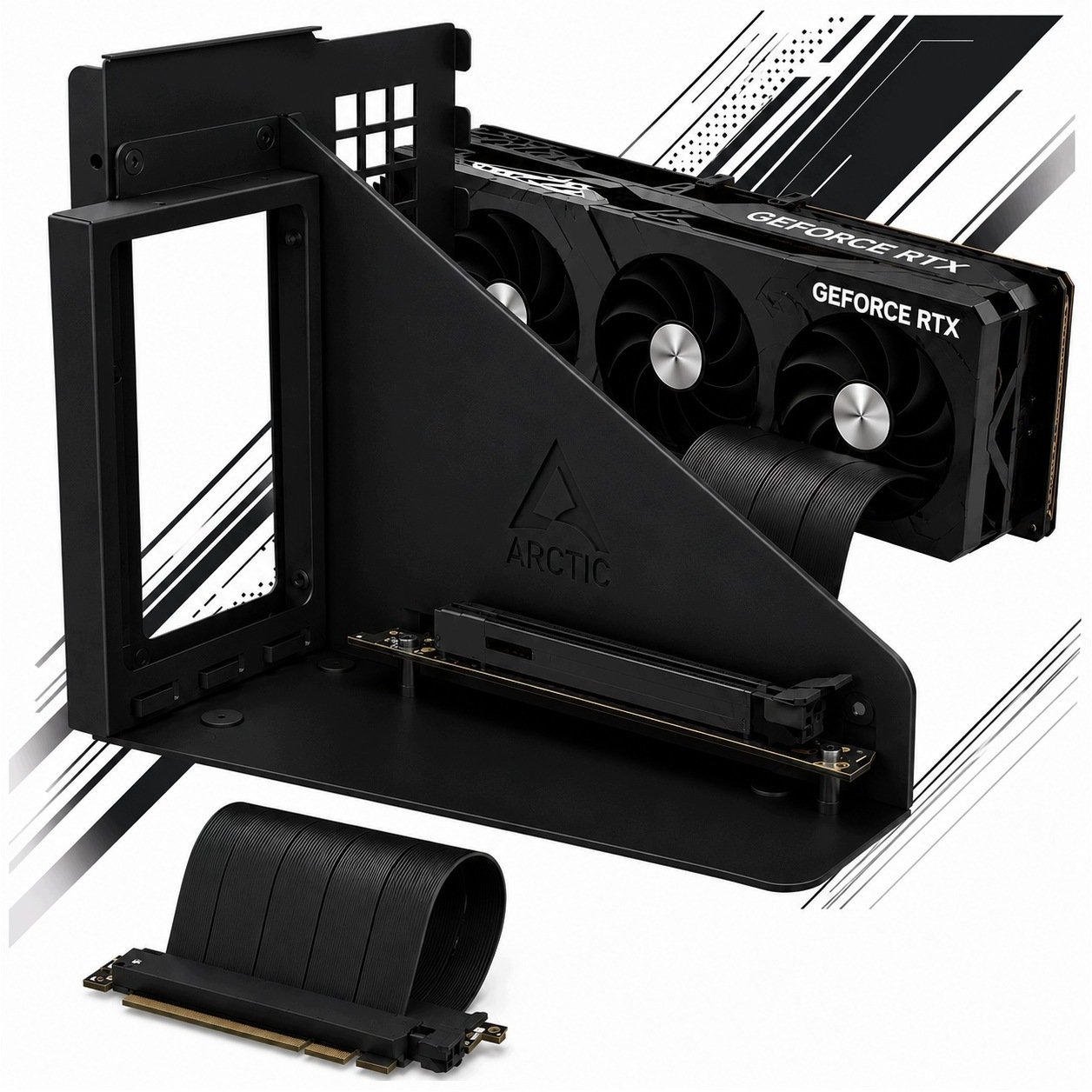Arctic Accelero Vertical GPU Mount (Black)