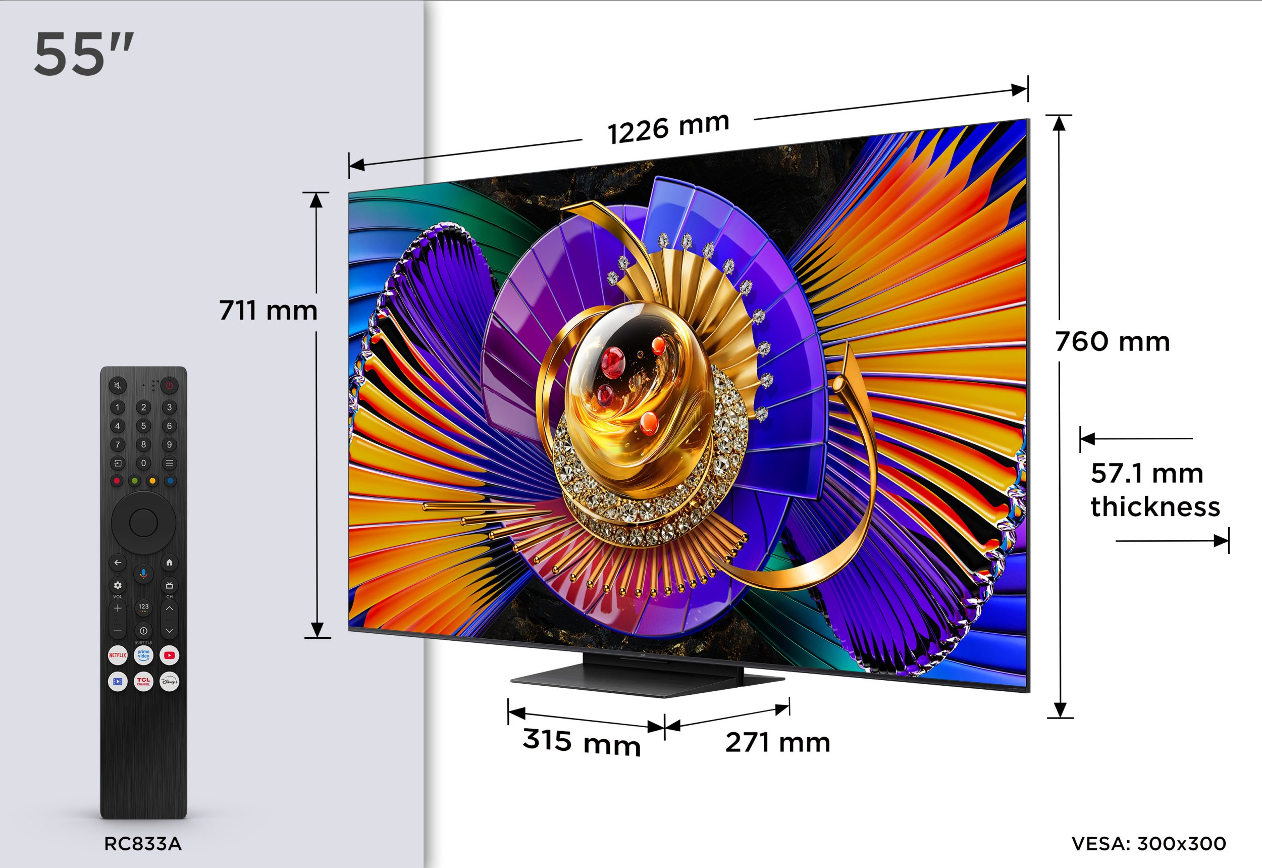 TCL 55C7L 55" Mini LED 4K