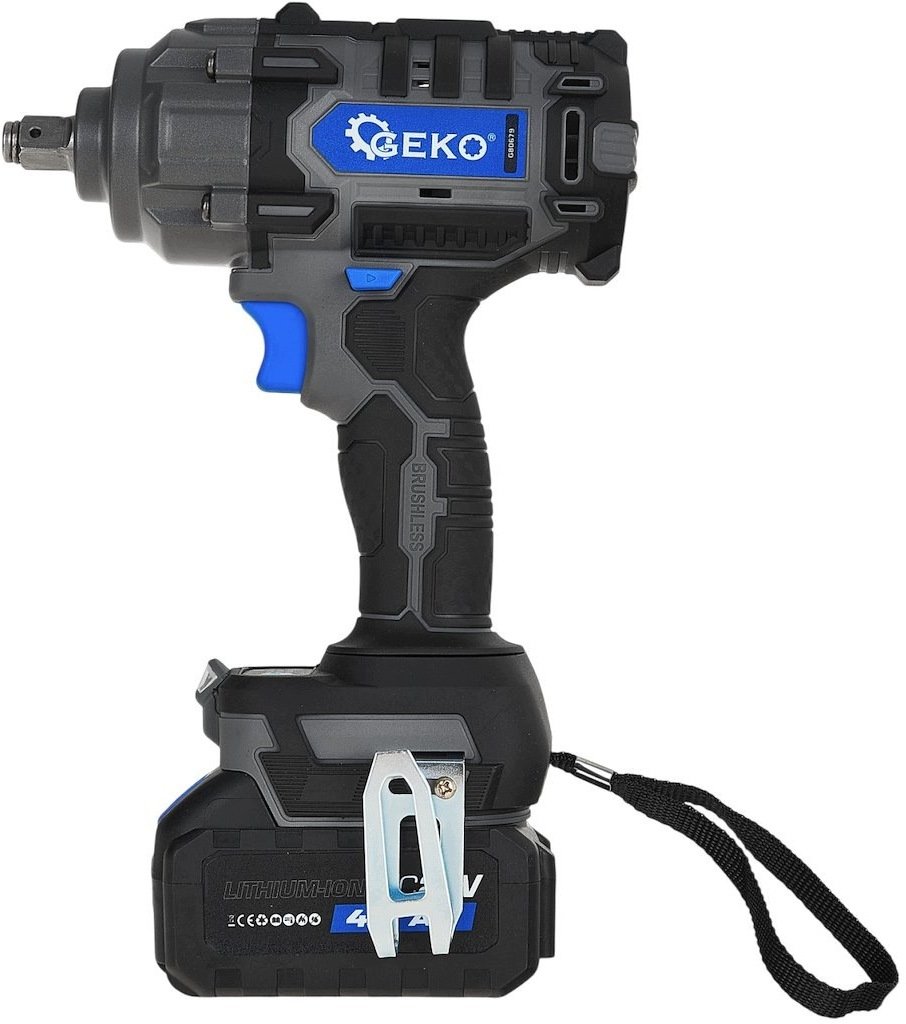 Geko Akumulatorowy bezszczotkowy 850Nm 2x4.0Ah