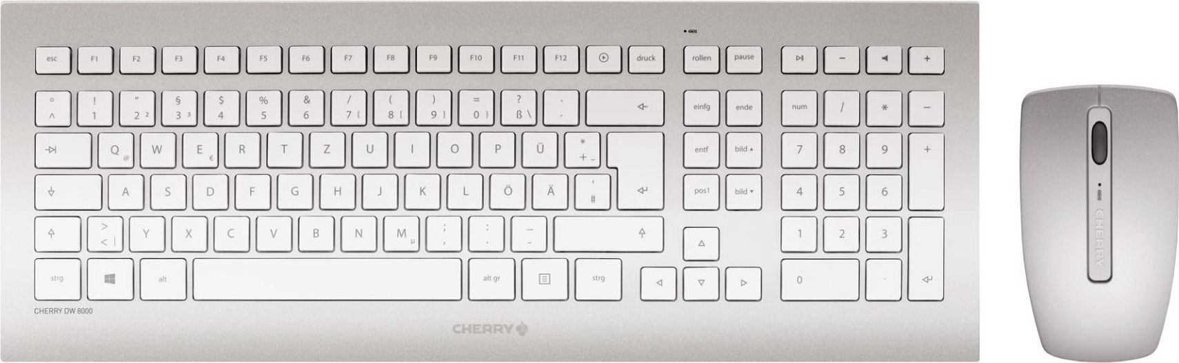 Cherry DW 8000 RF Wireless Silber