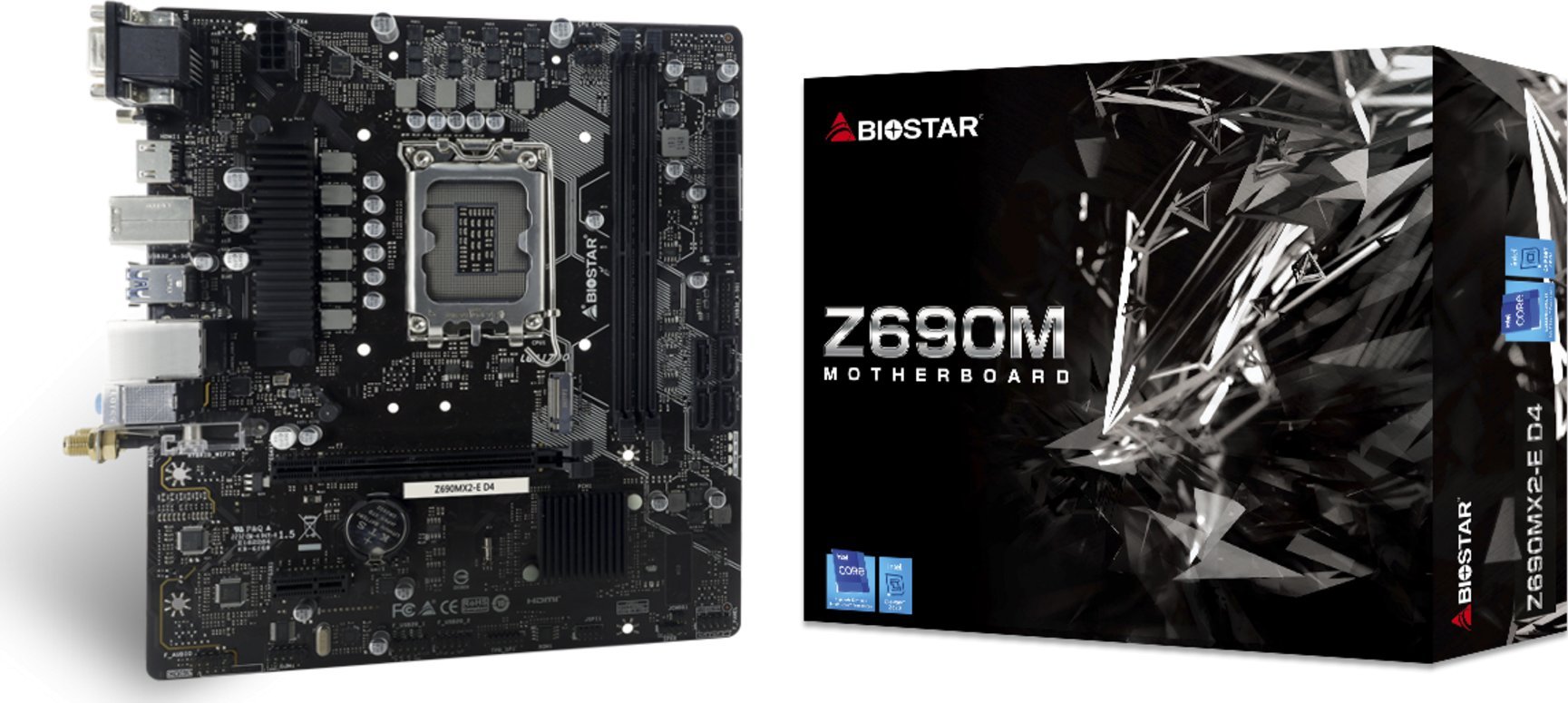 Biostar Z690MX2-E D4 motherboard Intel Z690
