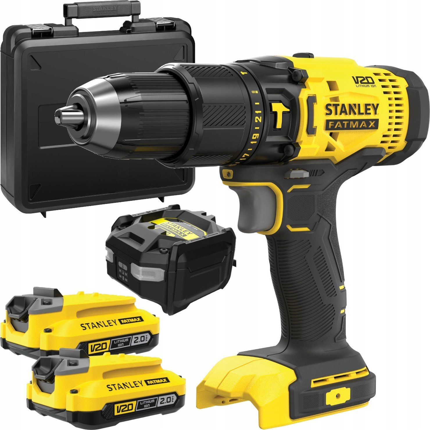 STANLEY SFMCD711D2K 2X2Ah cordless drill/driver |