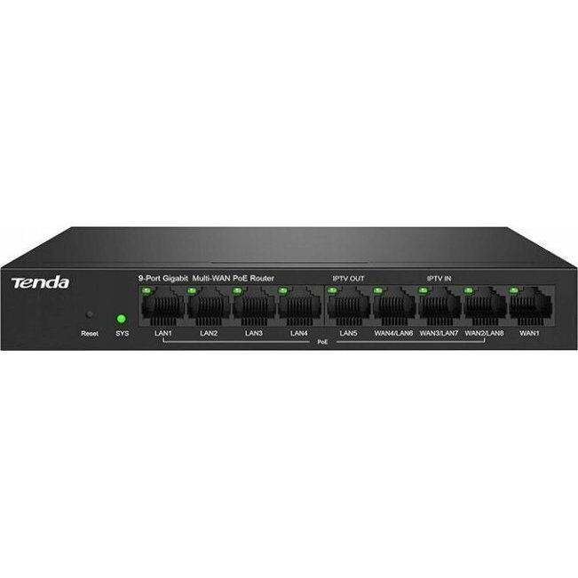 Tenda G0-8G-PoE wired router Gigabit Ethernet