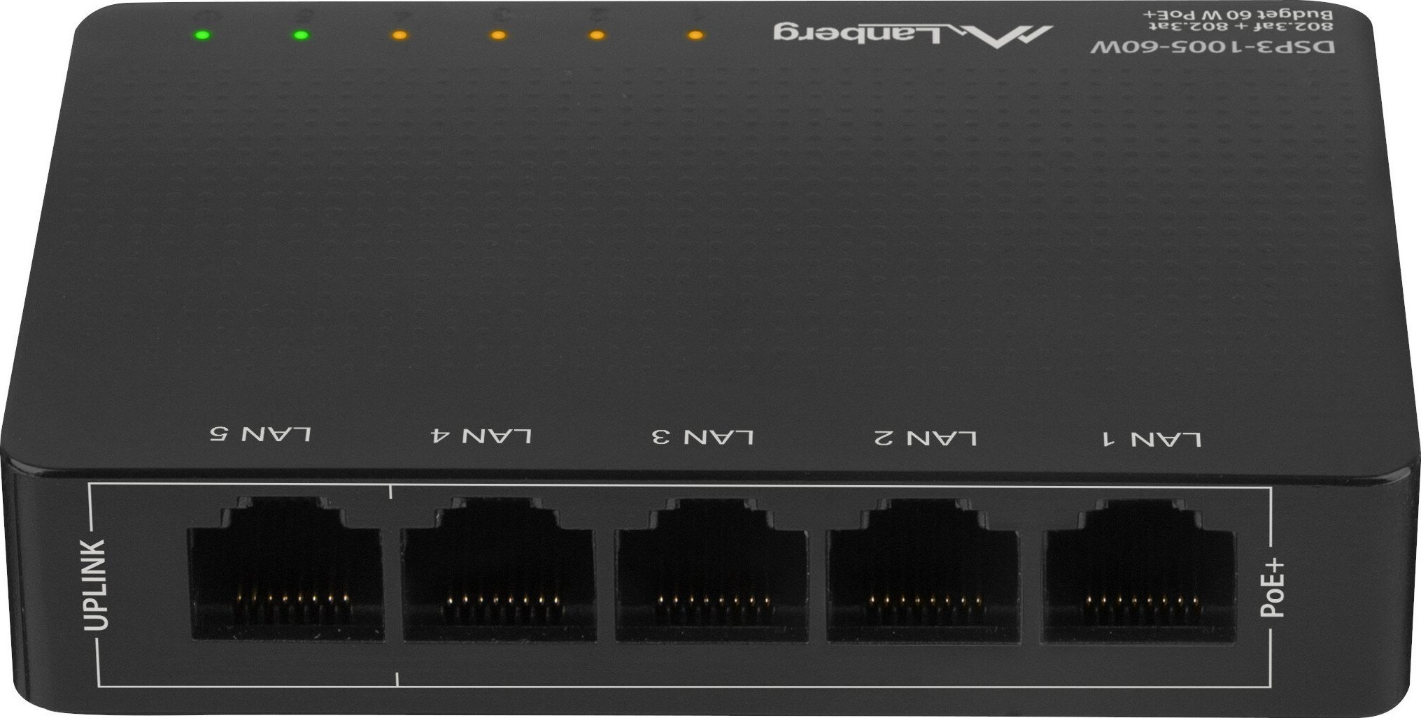 Lanberg switch 5x 1Gb/s PoE+ unmanaged