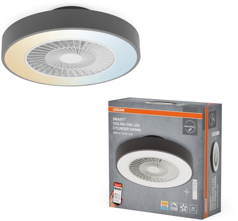 Wentylator Osram Smart LED fan lamp