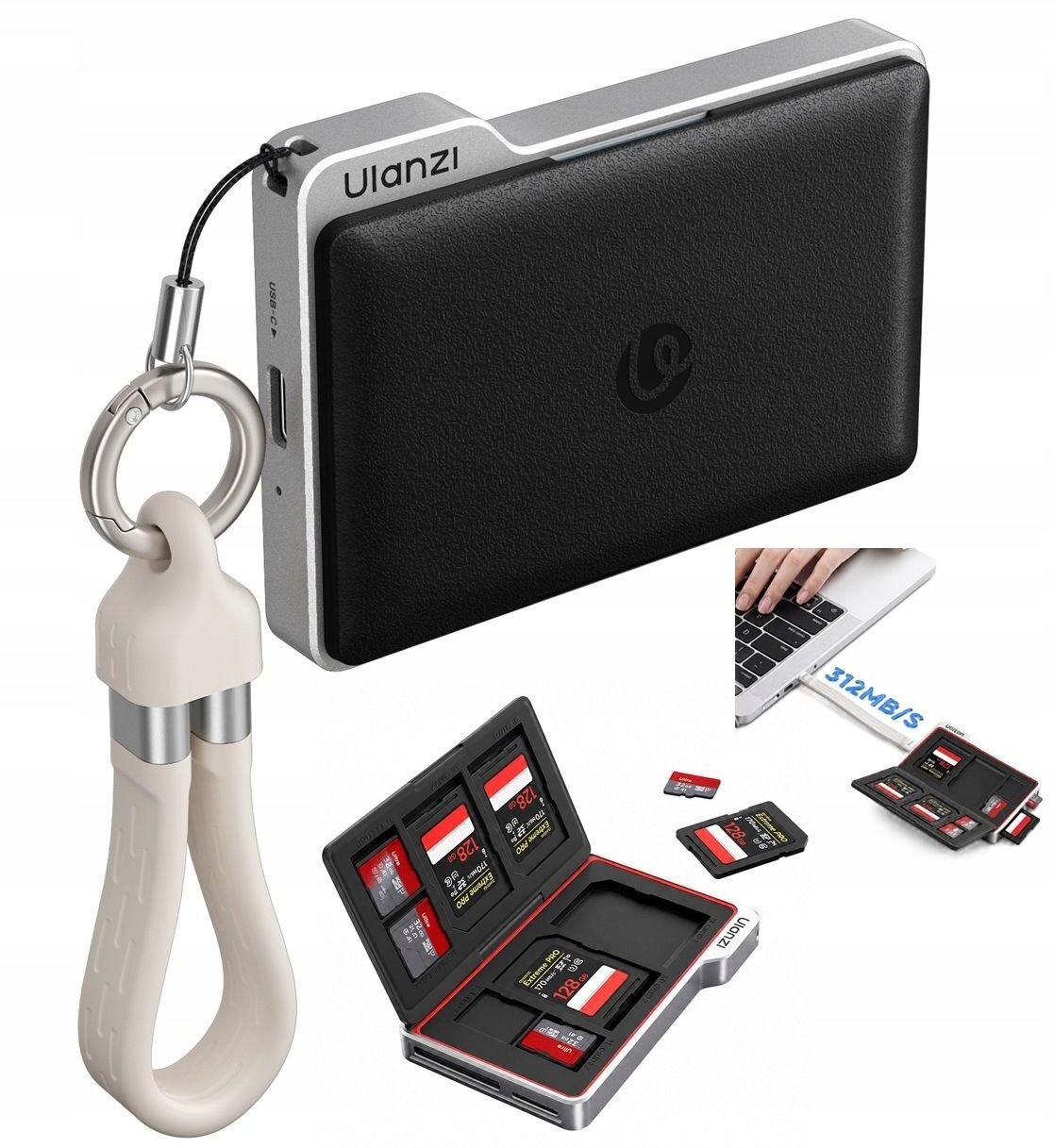 Ulanzi  kart SD Microsd USB-C 312