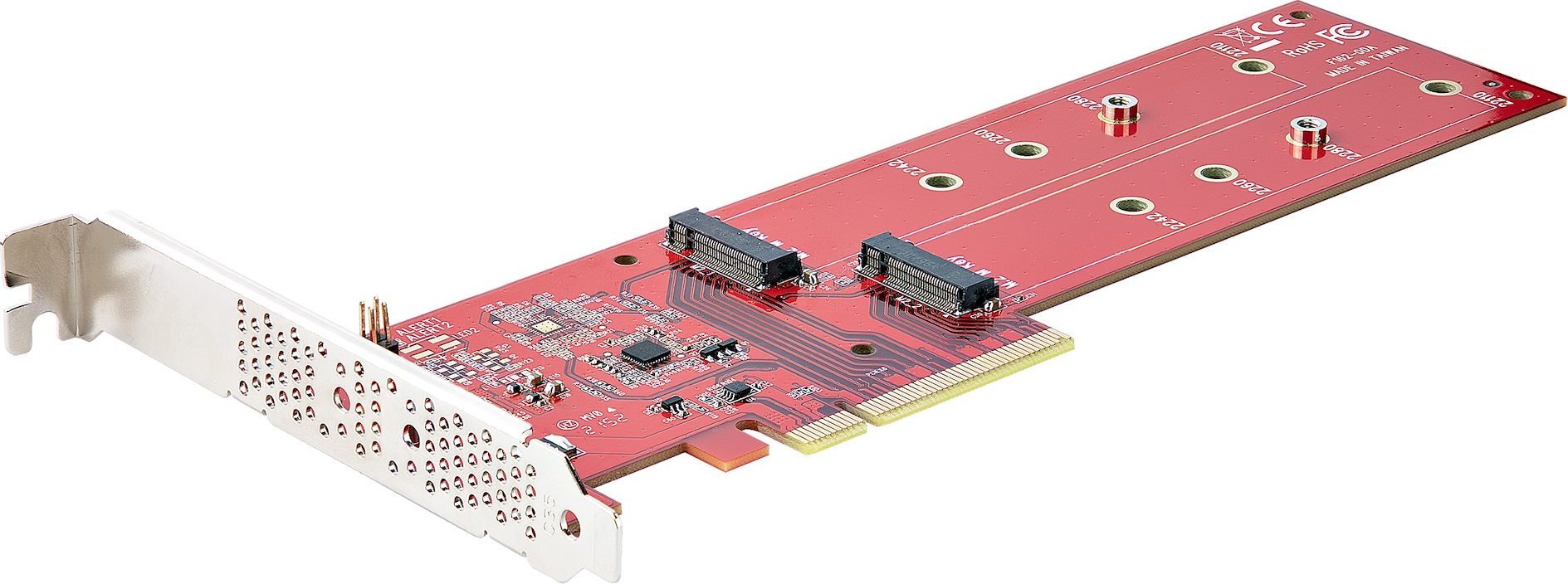 Kieszeń StarTech StarTech DUAL-M2-PCIE-CARD-B adapter Wewnętrzny