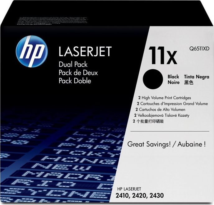 Toner HP 11XD Black Oryginał  (Q6511XD)