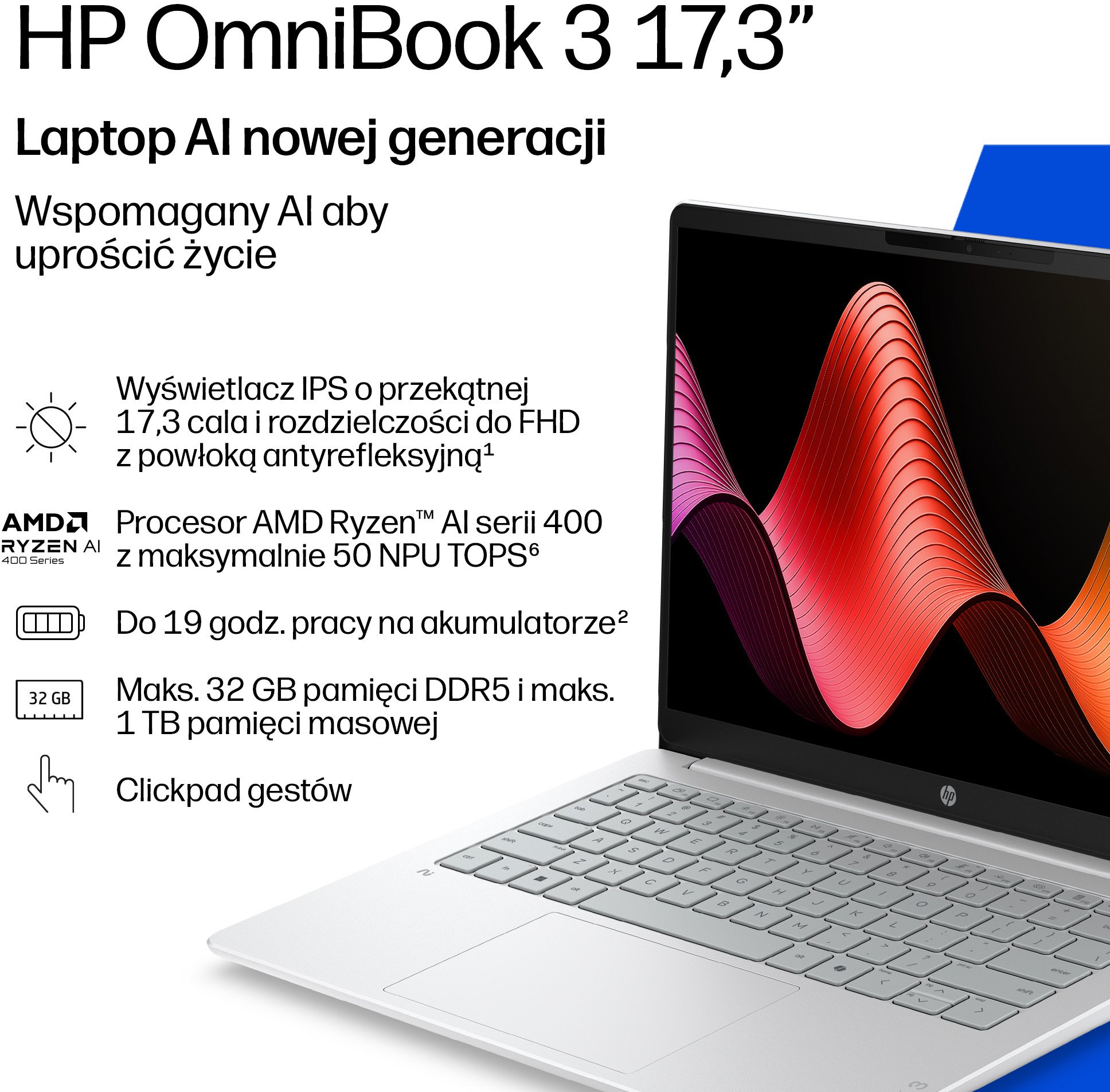 HP OmniBook 3 - Ryzen AI