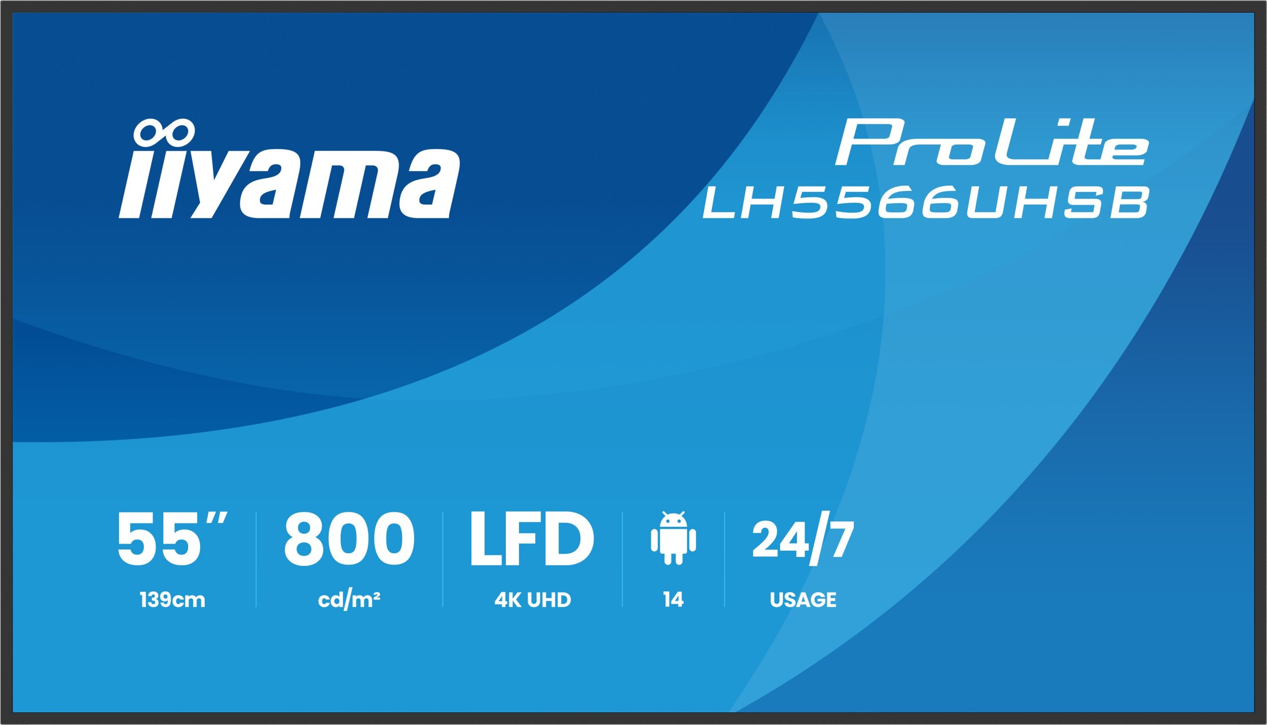 Iiyama LH5566UHSB-B1AG Signage Display - 55&quot