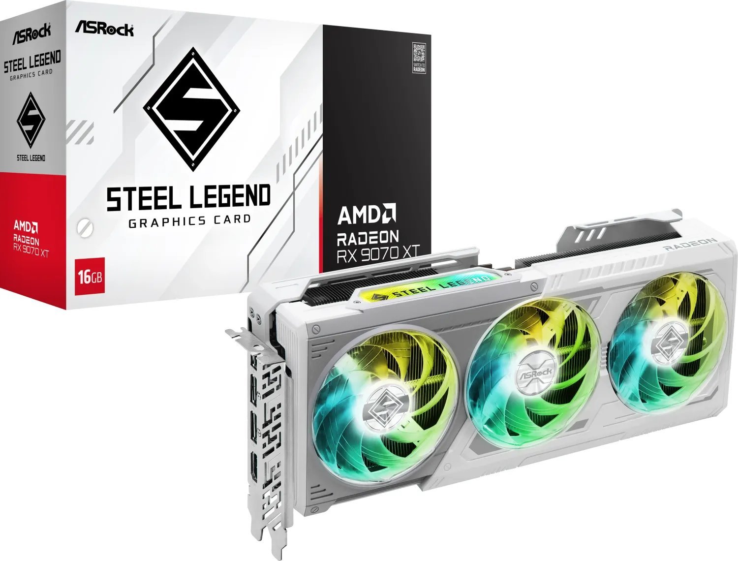 ASRock Radeon RX 9070 XT Steel
