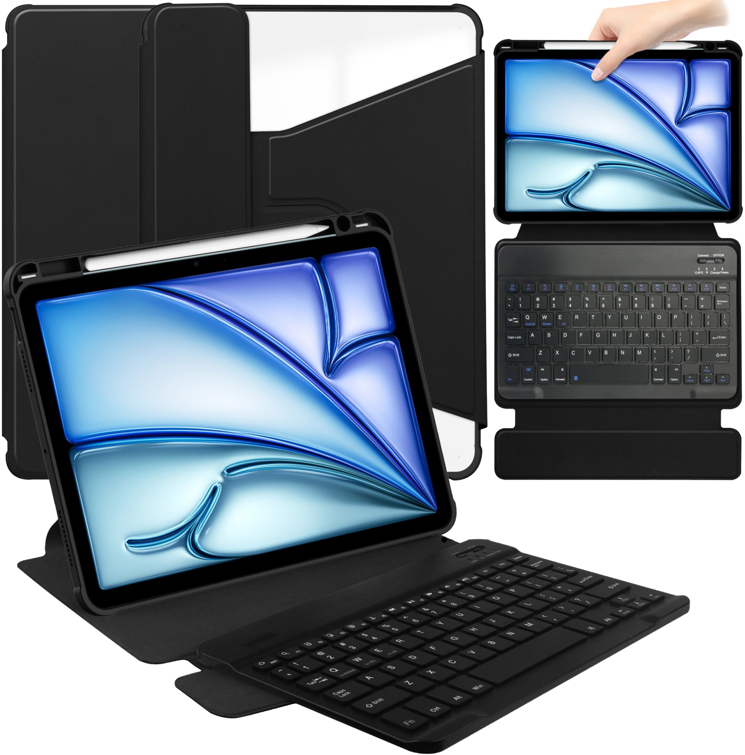 Strado-Tech z klawiaturą 360 do iPad