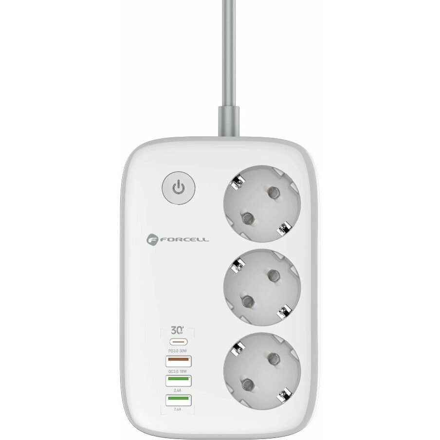 Listwa zasilająca ForCell F-Energy przeciwprzepięciowa 3