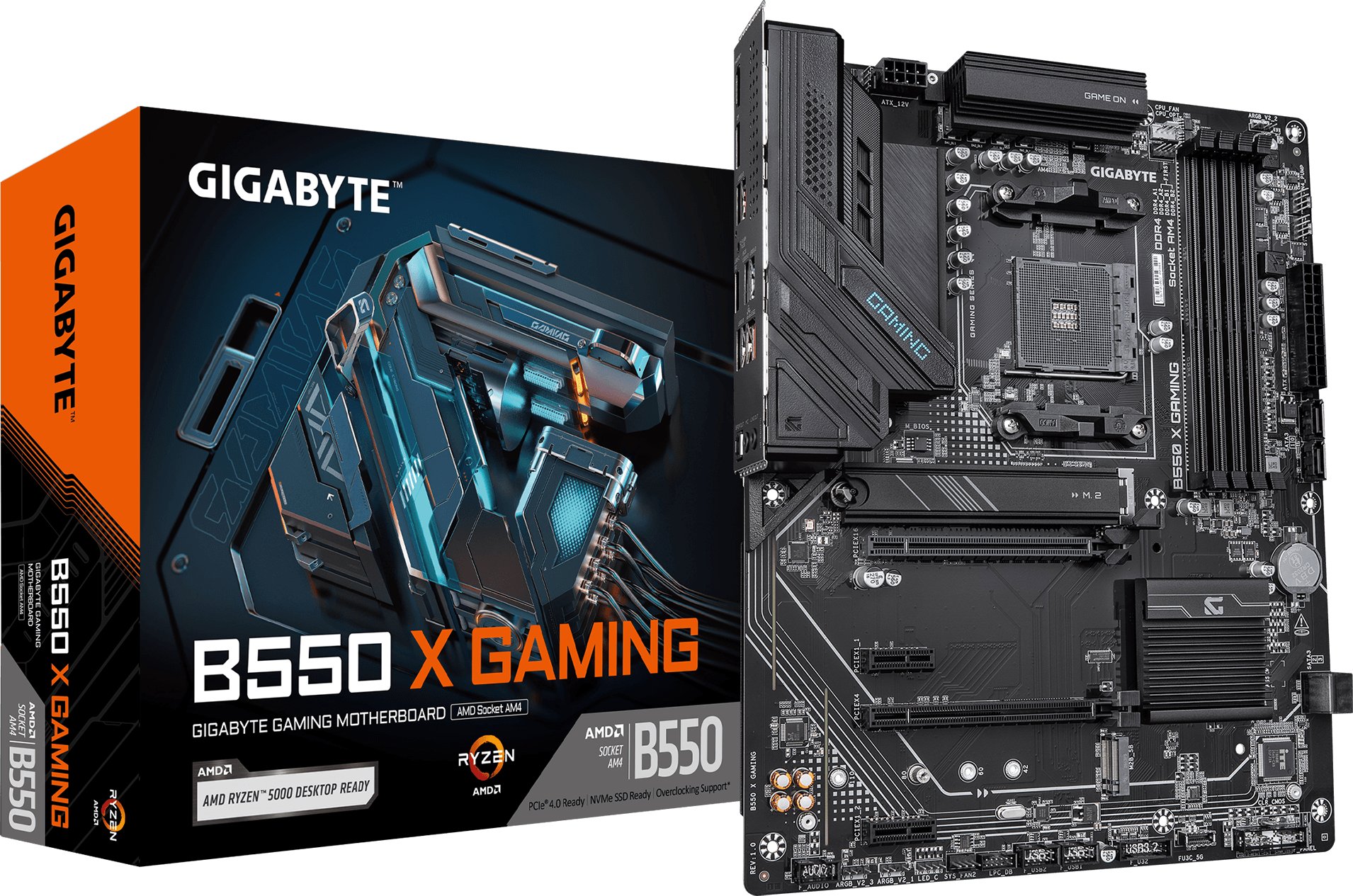 GIGABYTE B550 X GAMING AM4 4xDDR4
