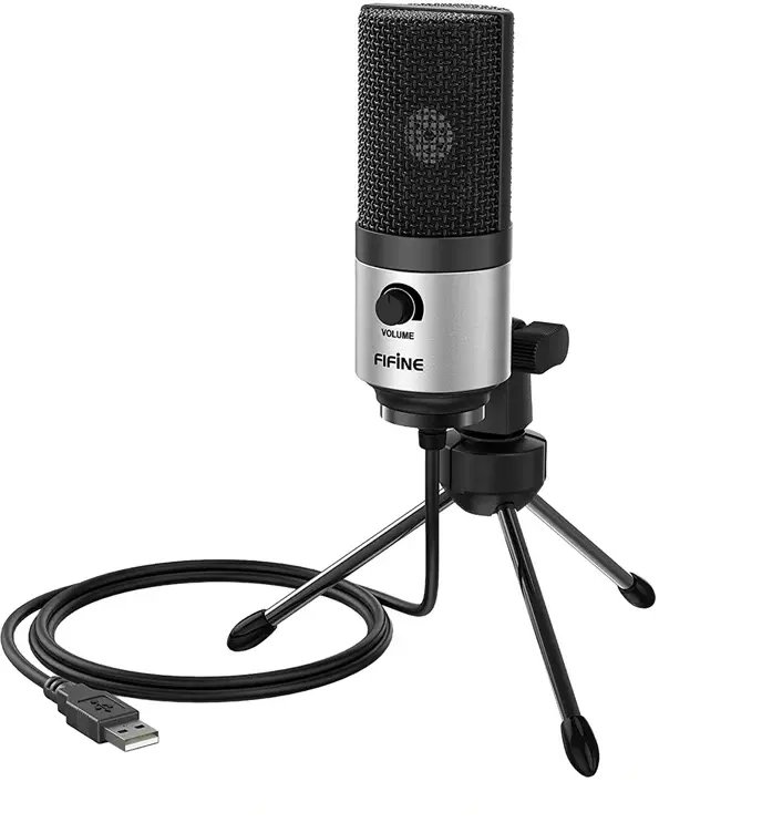 Fifine K669BS Condenser Microphone (Silver) |
