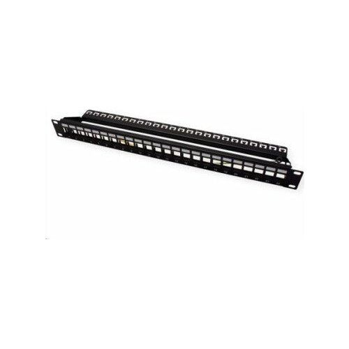Roline 19Zoll Keystone Patchpanel 24Port Cat6