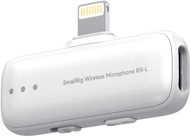 SmallRig S70RX-L Wireless Microphone Receiver (White)