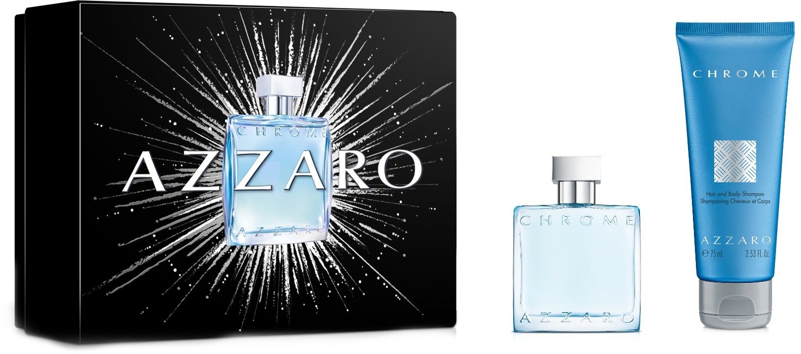 SET VERSACE Set AZZARO Chrome EDT
