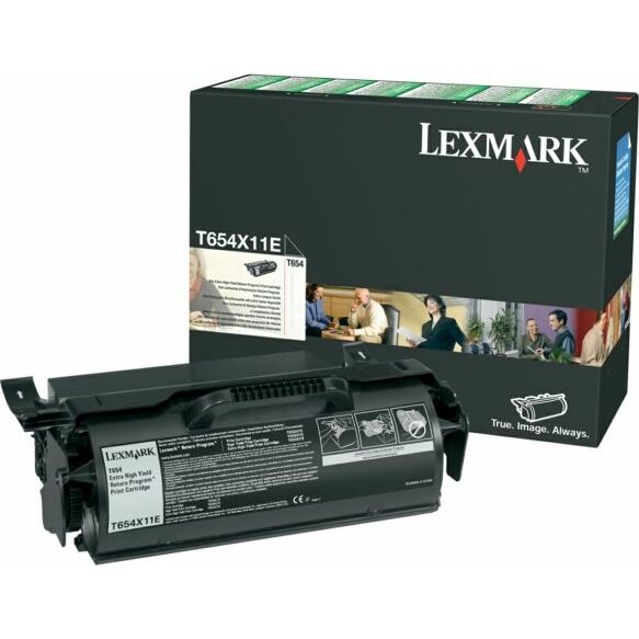 LEXMARK T654 Toner Black Extra hohe