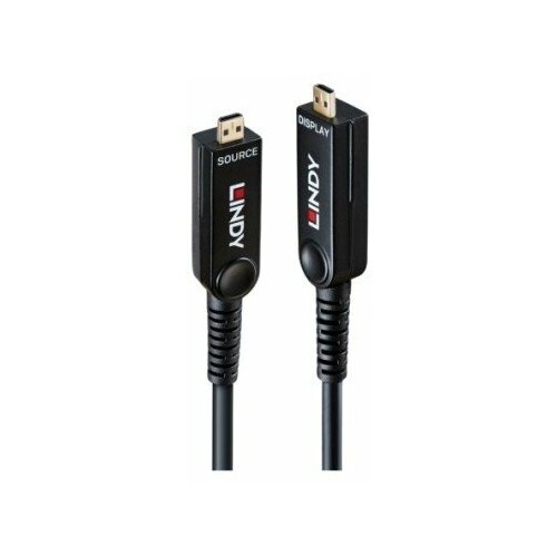 Kabel Lindy Światłowodowy typu hybrydowego Micro-HDMI