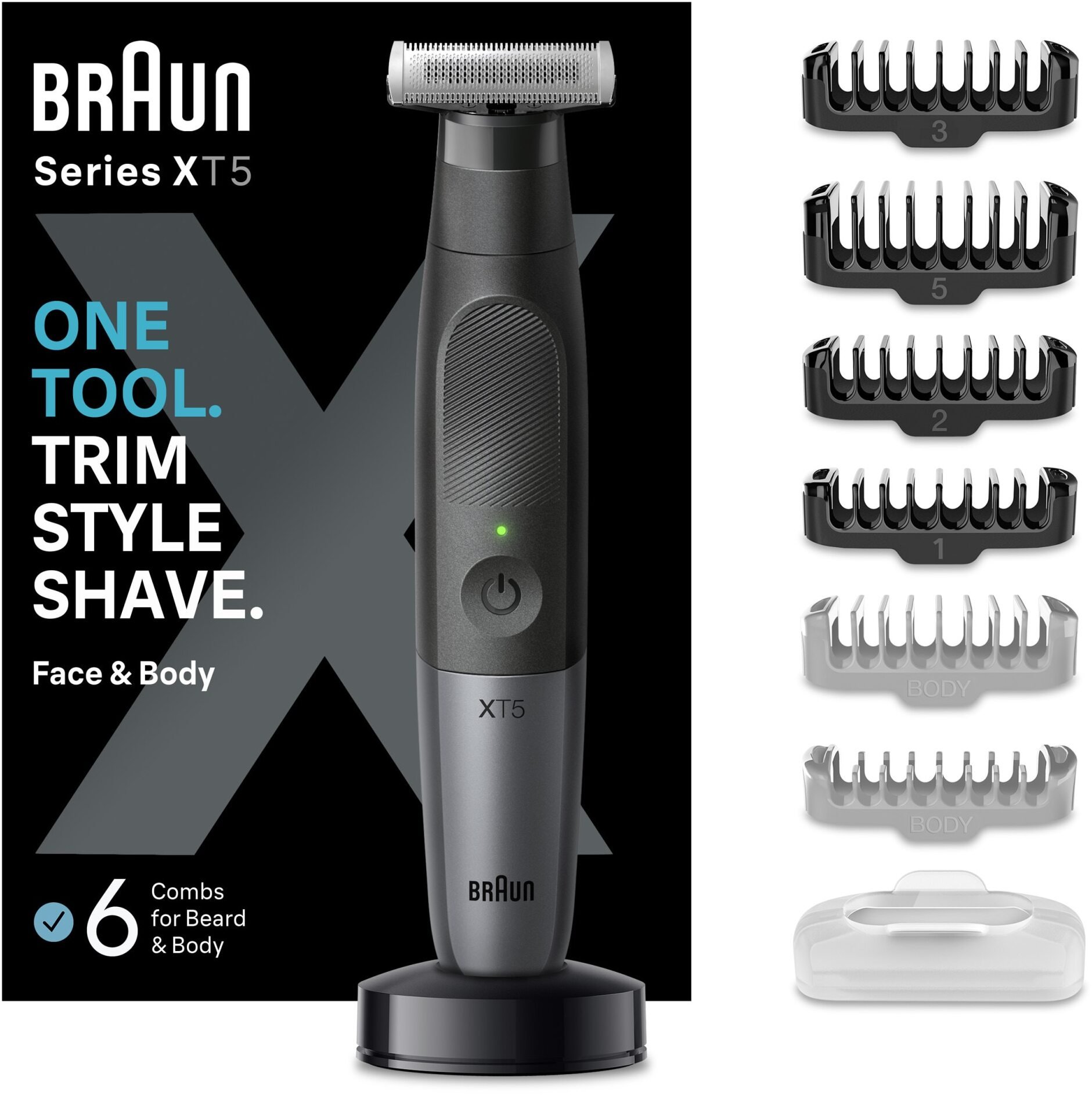 Trymer Braun Series X grafitowy (XT5300)