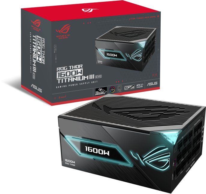 ASUS Netzteil ROG-THOR-1600T3-GAMING-EVO 1600W 80+ Titanium