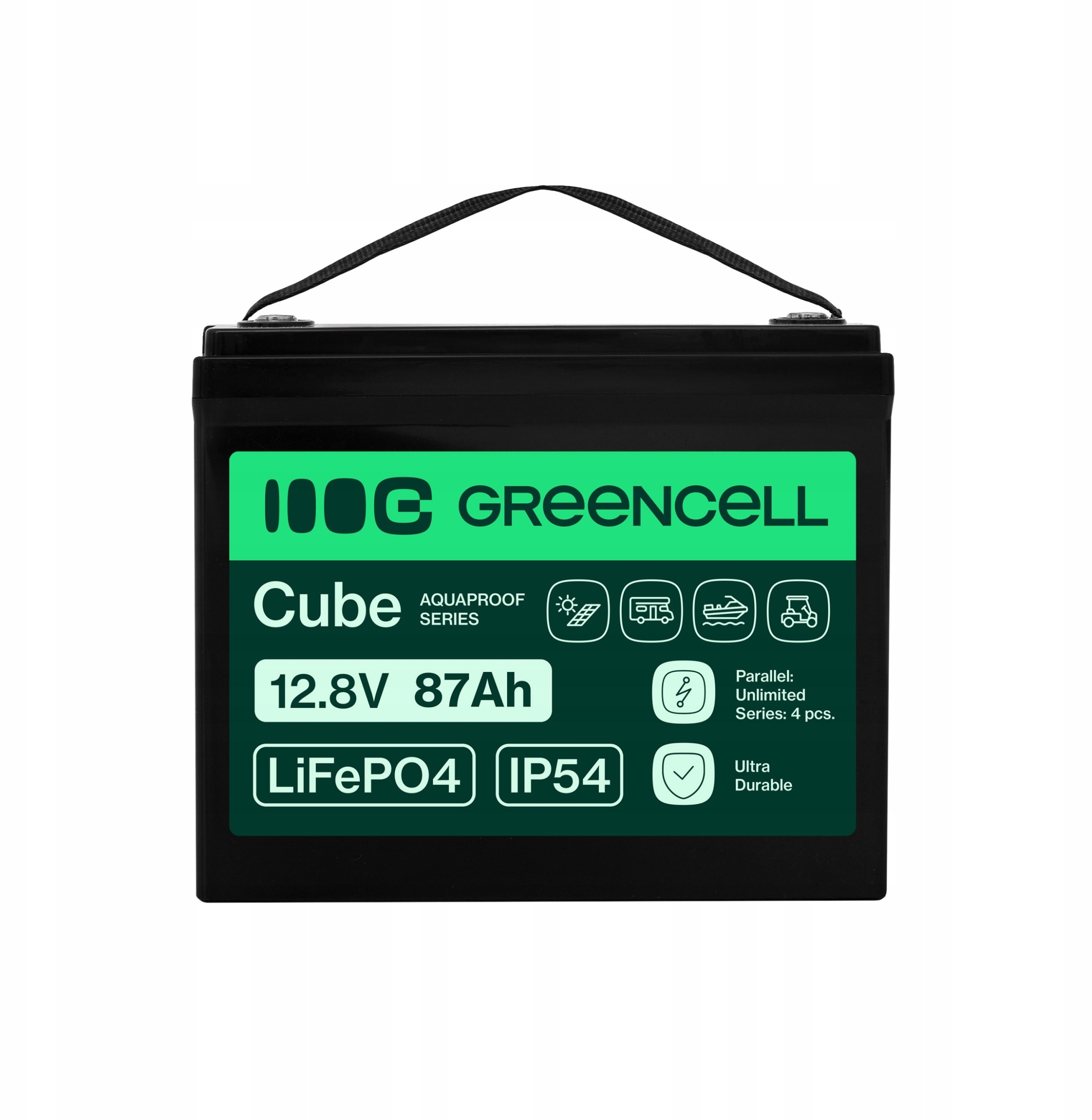 Green Cell CUBE LiFePO4 Battery 87Ah