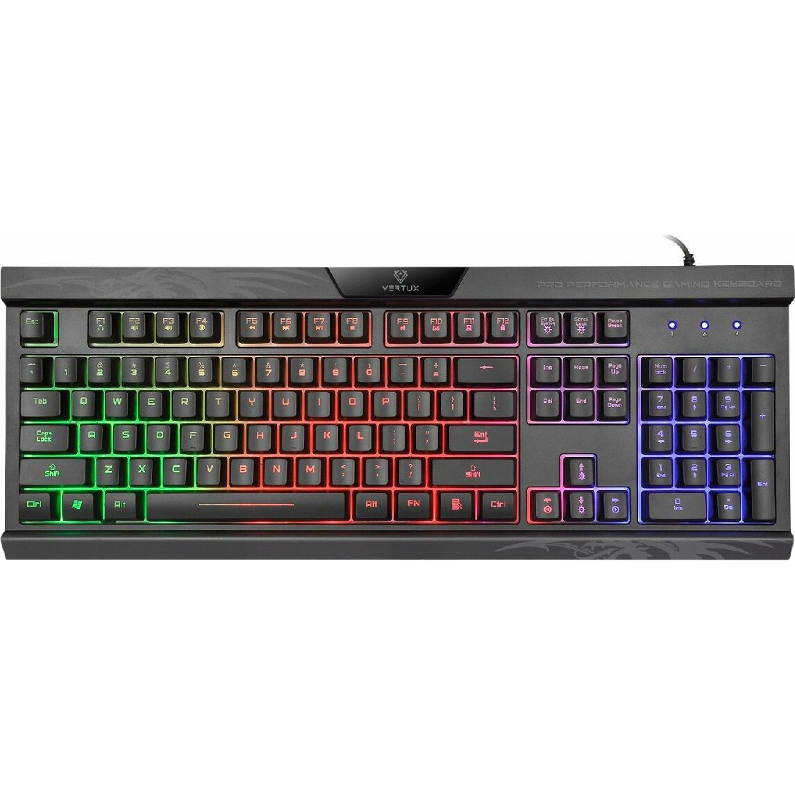 Klawiatura Vertux Vertux Klawiatura Mechaniczna Tactile