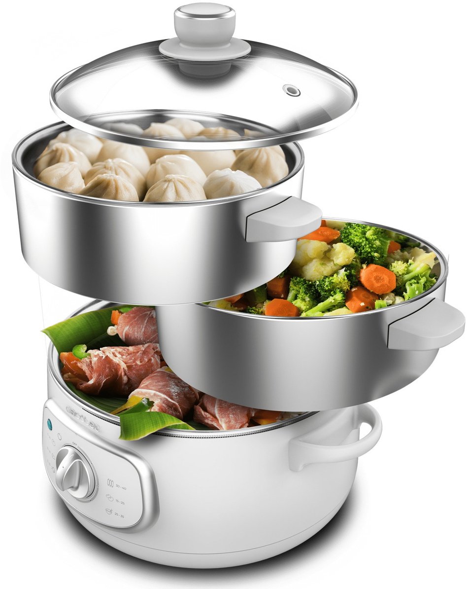Cecotec Vapovita SteelPot White Parowar |