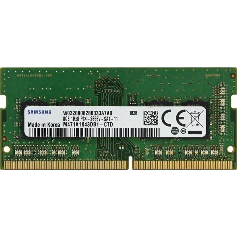 Samsung SO-DIMM 8GB DDR4 1Rx8 2666MHz