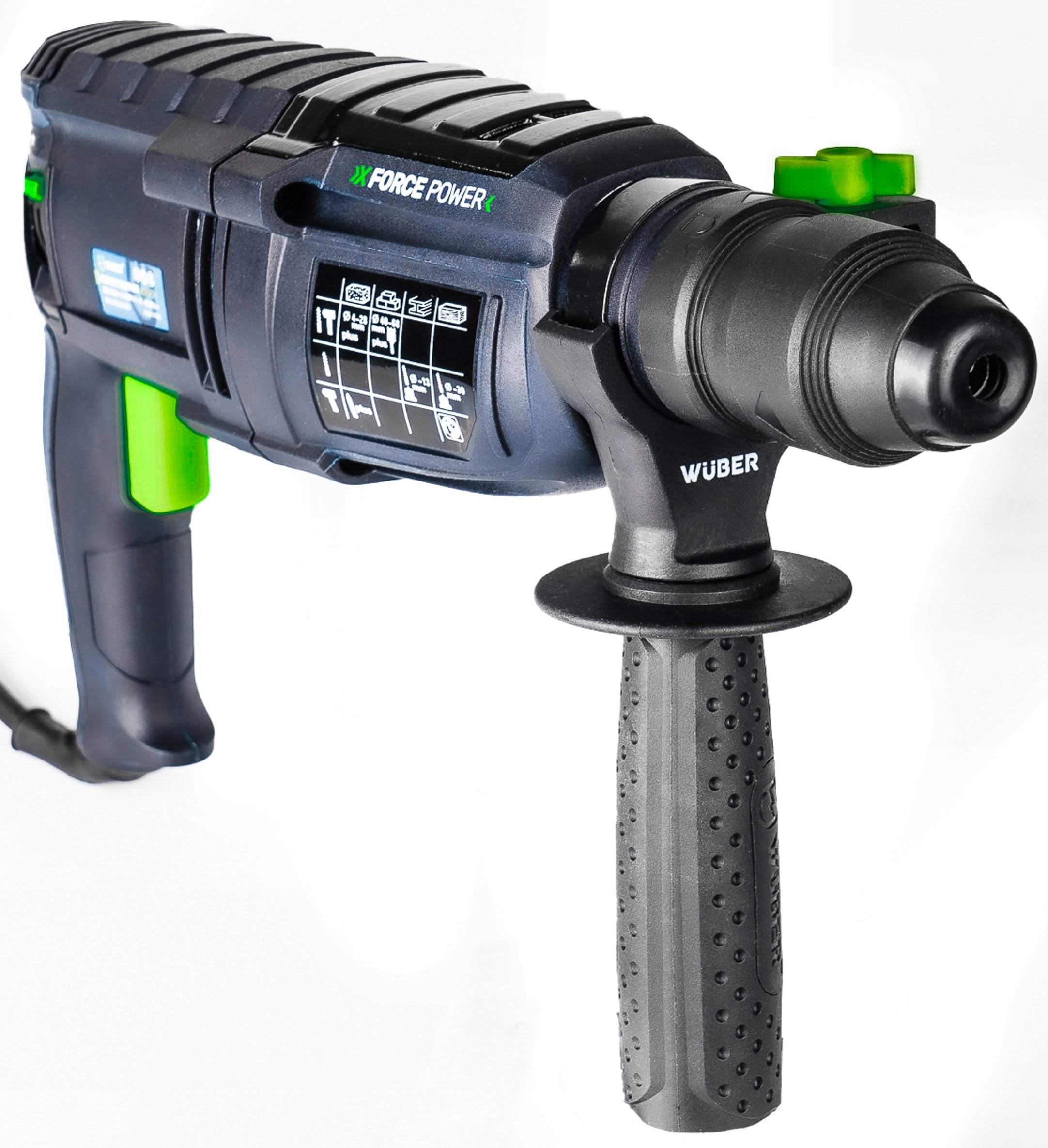 Rotary hammer with 4 J impact