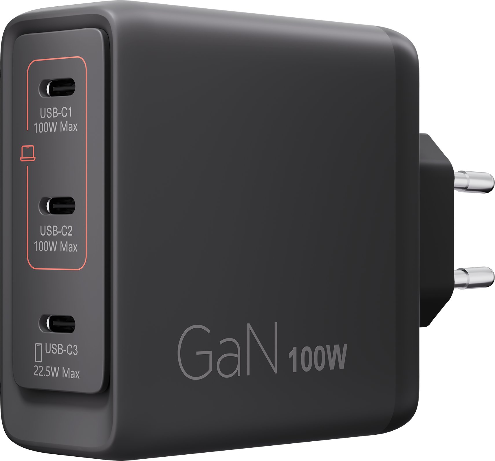 Charger Lenovo 100W GaN 3 Ports