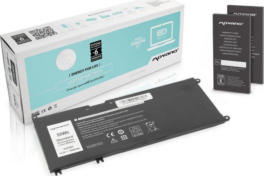 Movano Battery 33YDH for Dell Inspiron