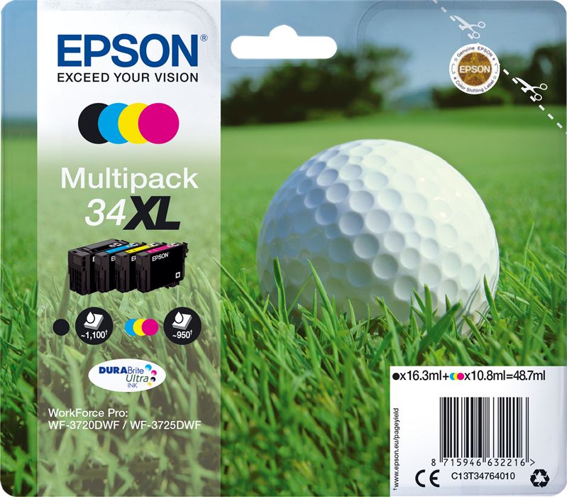 Epson 34XL (C13T34794020) Ink Cartridge -