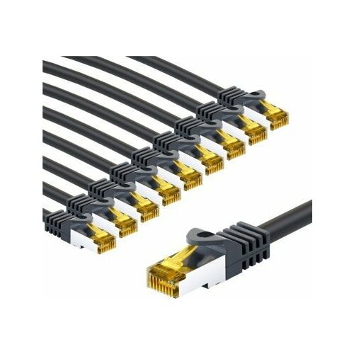 Goobay RJ45 kabel krosowy CAT 6A