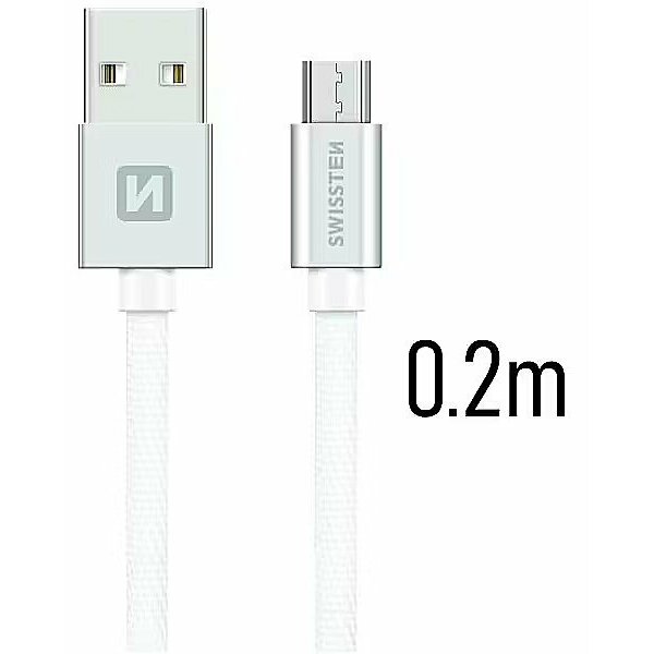 Kabel USB Swissten Textile Quick Charge