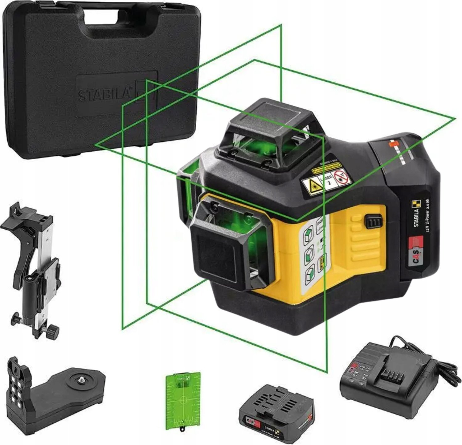 STABILA LAX 600 G, 12-V-System Multilinien-Laser