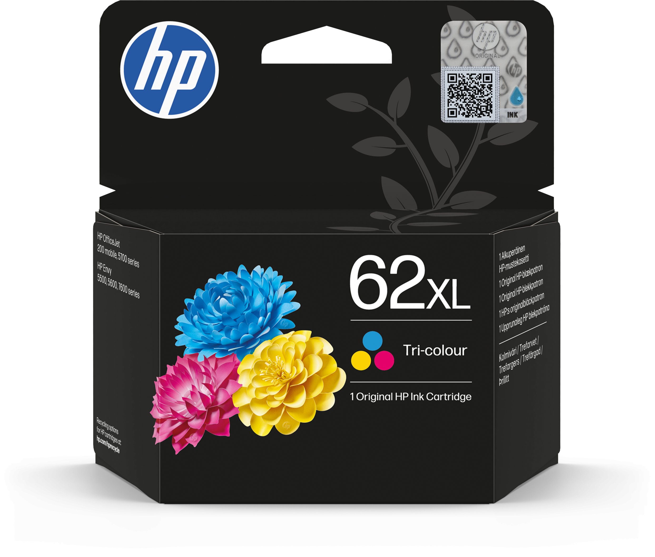 Tusz HP 62XL High Yield Tri-color
