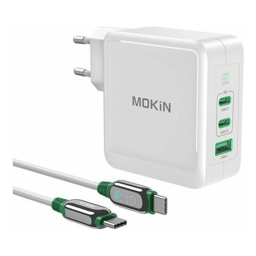 Charger MOKiN PD140W 2C1A GaN 2xUSB-C