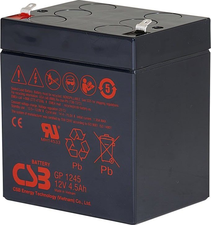 CSB Lead acid battery 12V 4