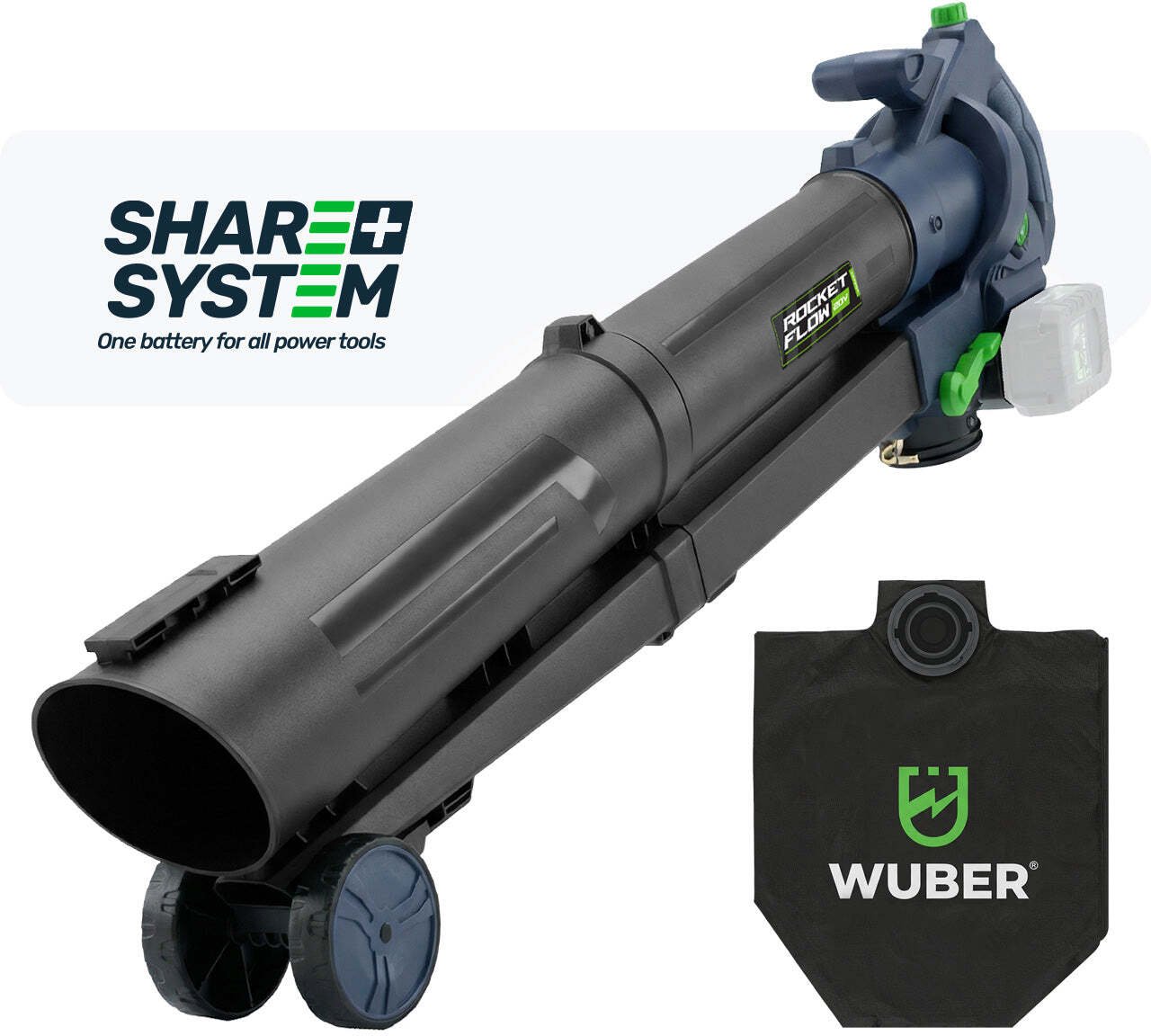 Cordless leaf blower 40V 245 km/h