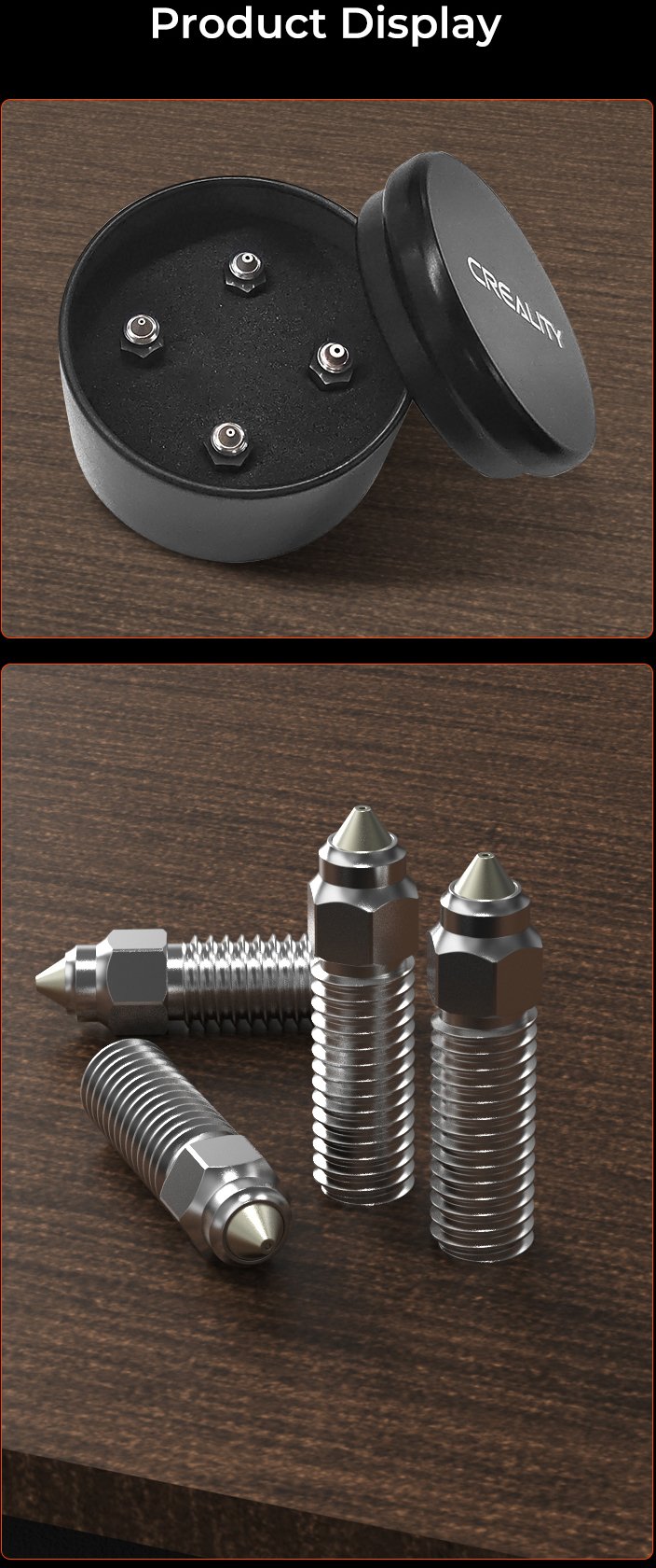 Drukarka 3D Creality Bimetal nozzle set