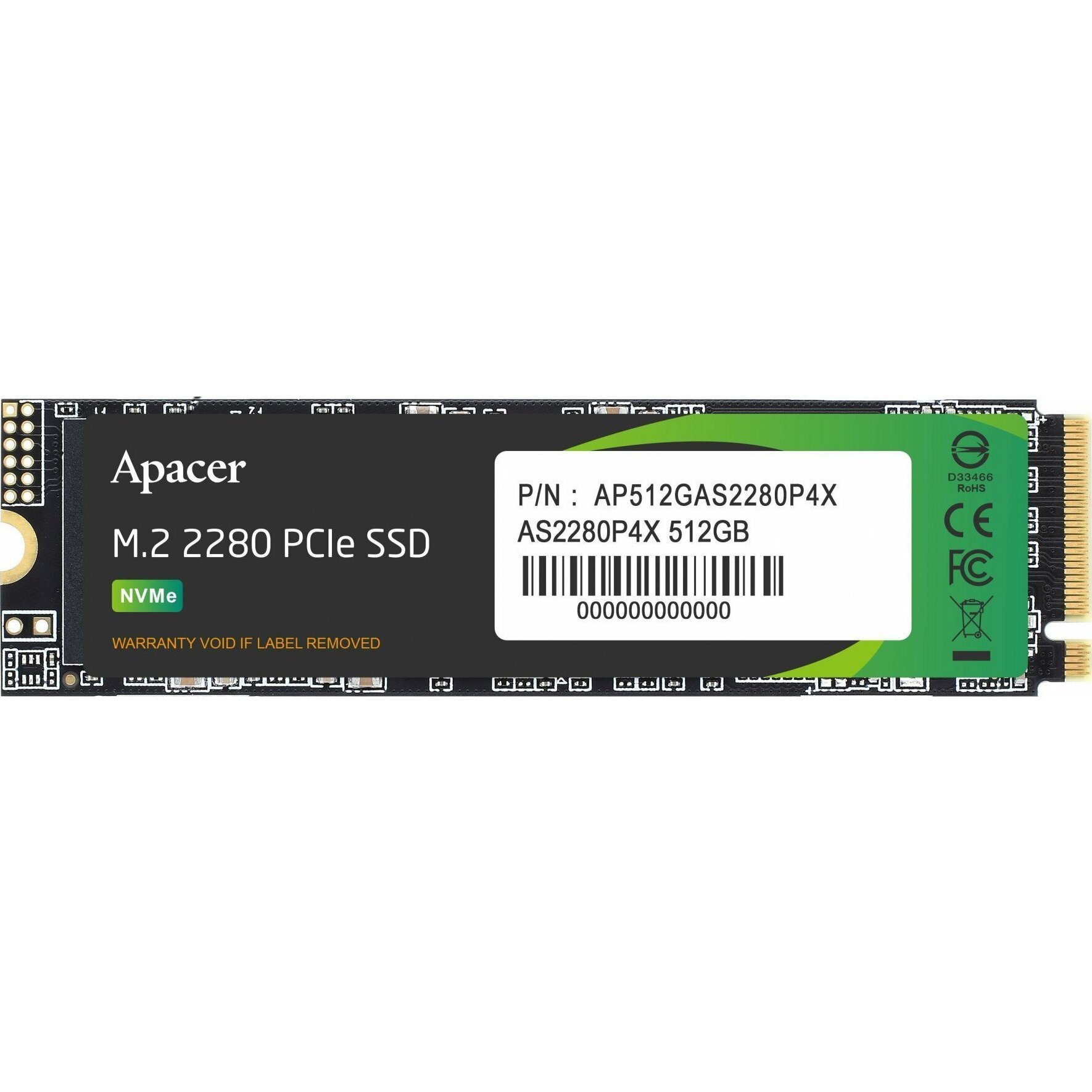 Apacer AS2280P4X 512GB M.2 2280
