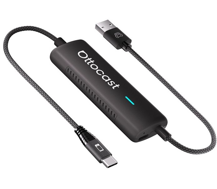 Ottocast wireless car adapter with MirrorCast