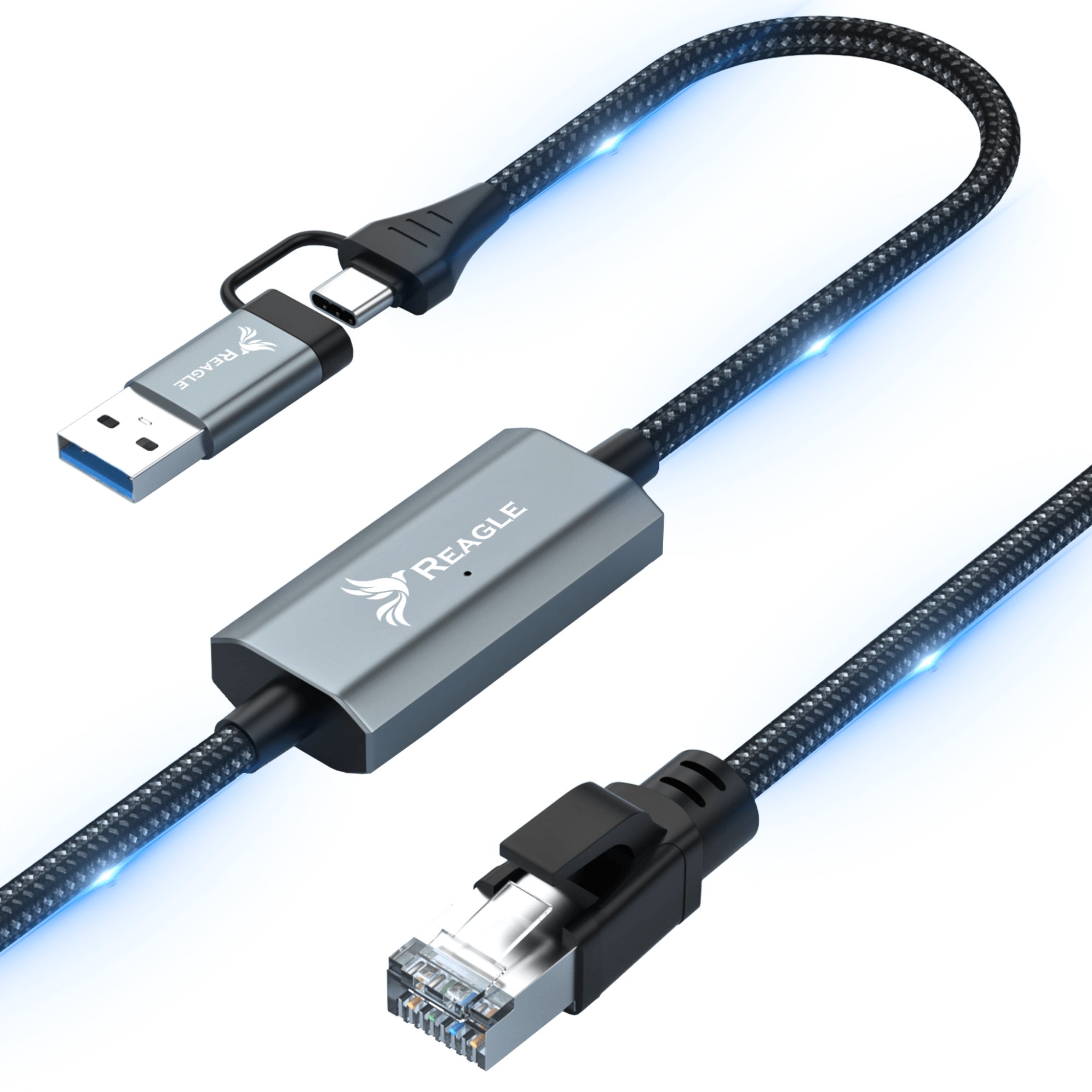 Karta sieciowa Reagle Przejściówka USB 3