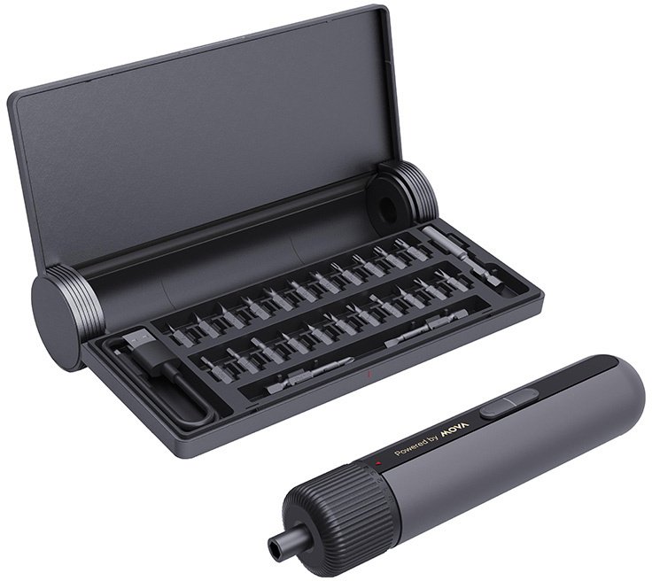 Mova Screwdriver Set 4V 8N-m +
