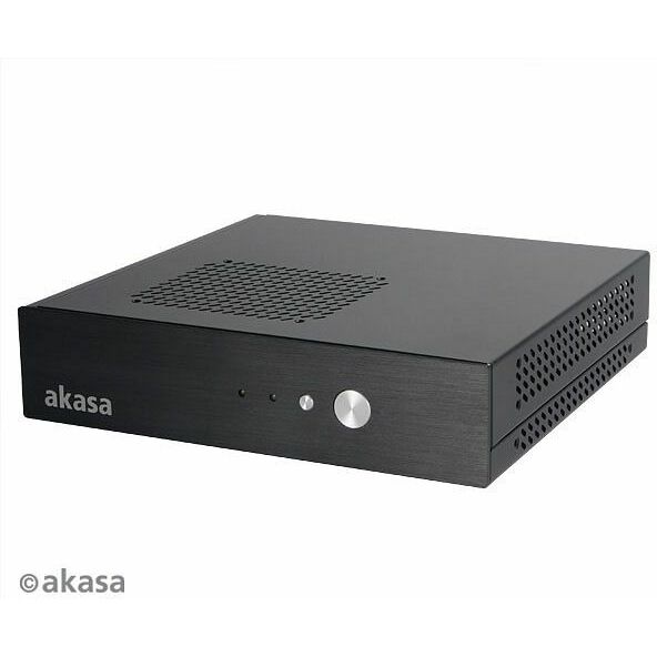 Akasa Cypher Thin-Mini-ITX Case incl. 120W