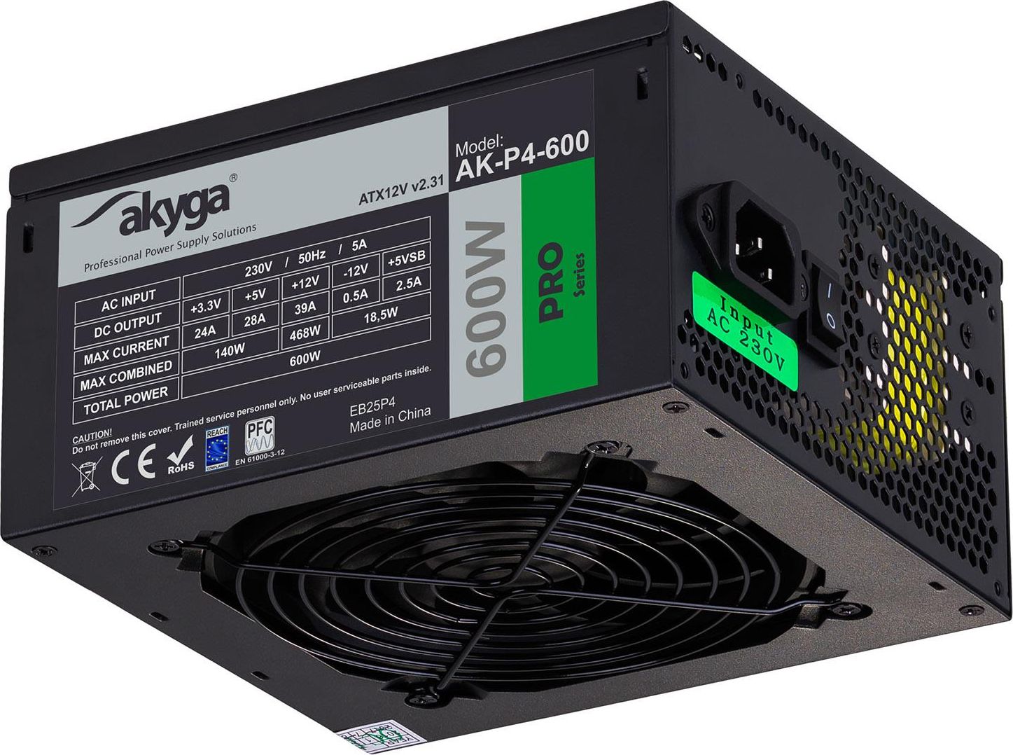 Akyga Pro 600W Fully Modular Power