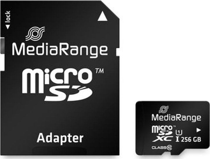 MediaRange microSDXC 256GB Class 10, U1