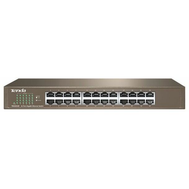 Tenda 24-port Gigabit Ethernet  Unmanaged Blue